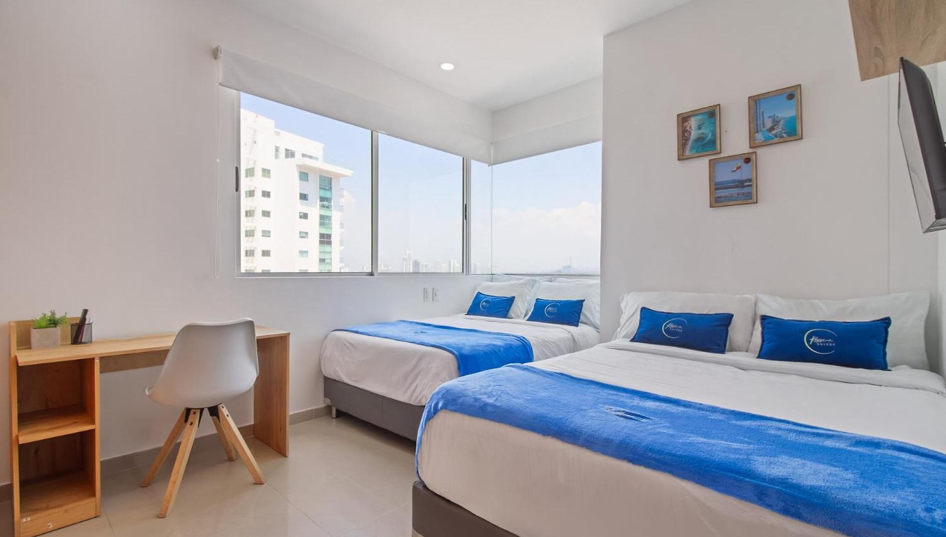 Vista De Lujo Al Mar Y La Bahía Apartamento