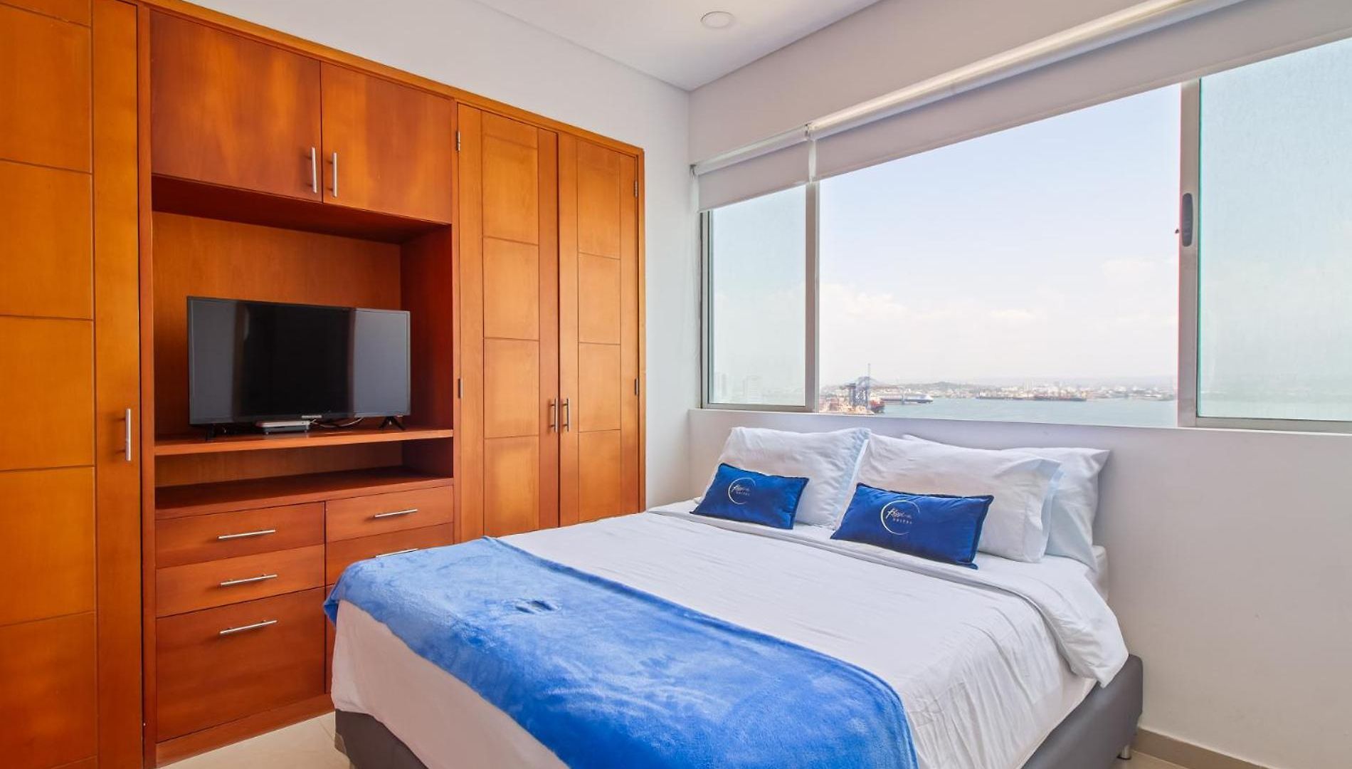 Vista De Lujo Al Mar Y La Bahía Apartamento Cartagena