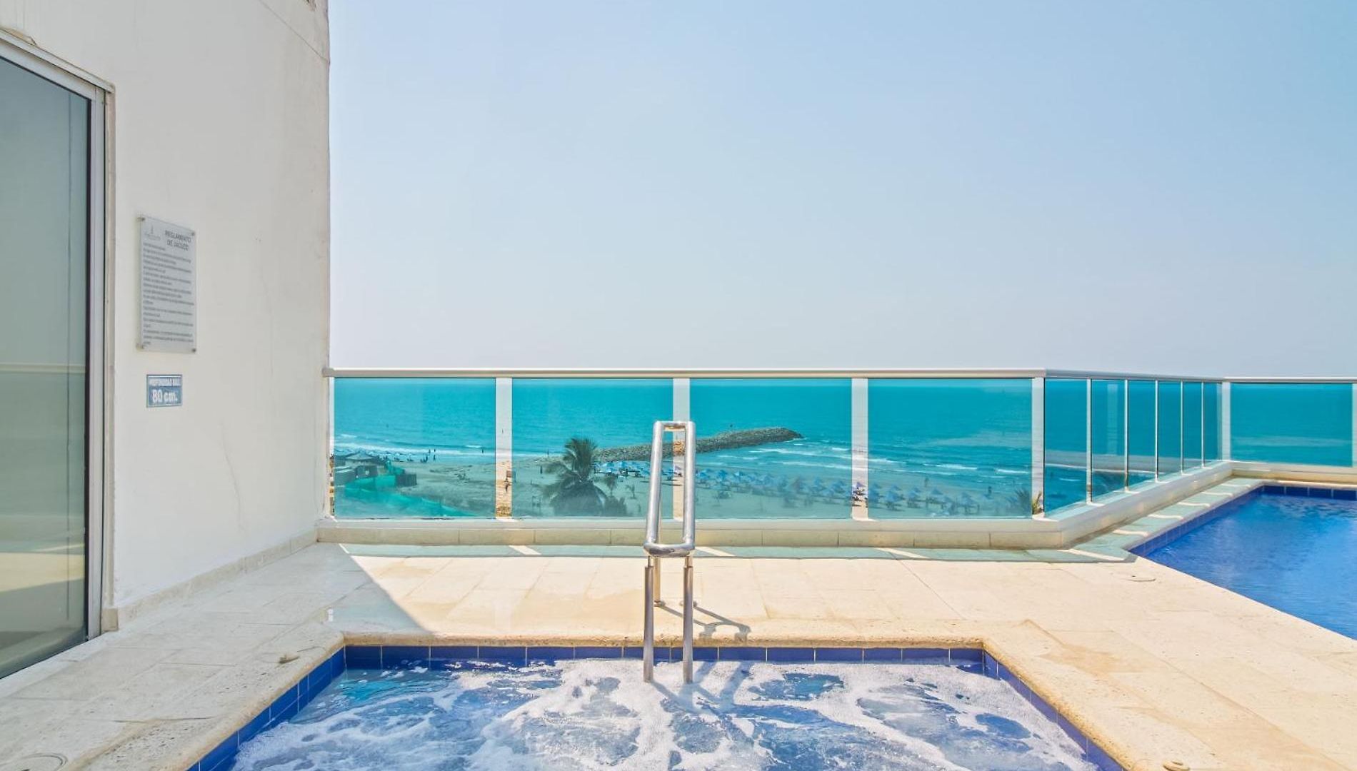 Apartamento Vista De Lujo Al Mar Y La Bahía Cartagena