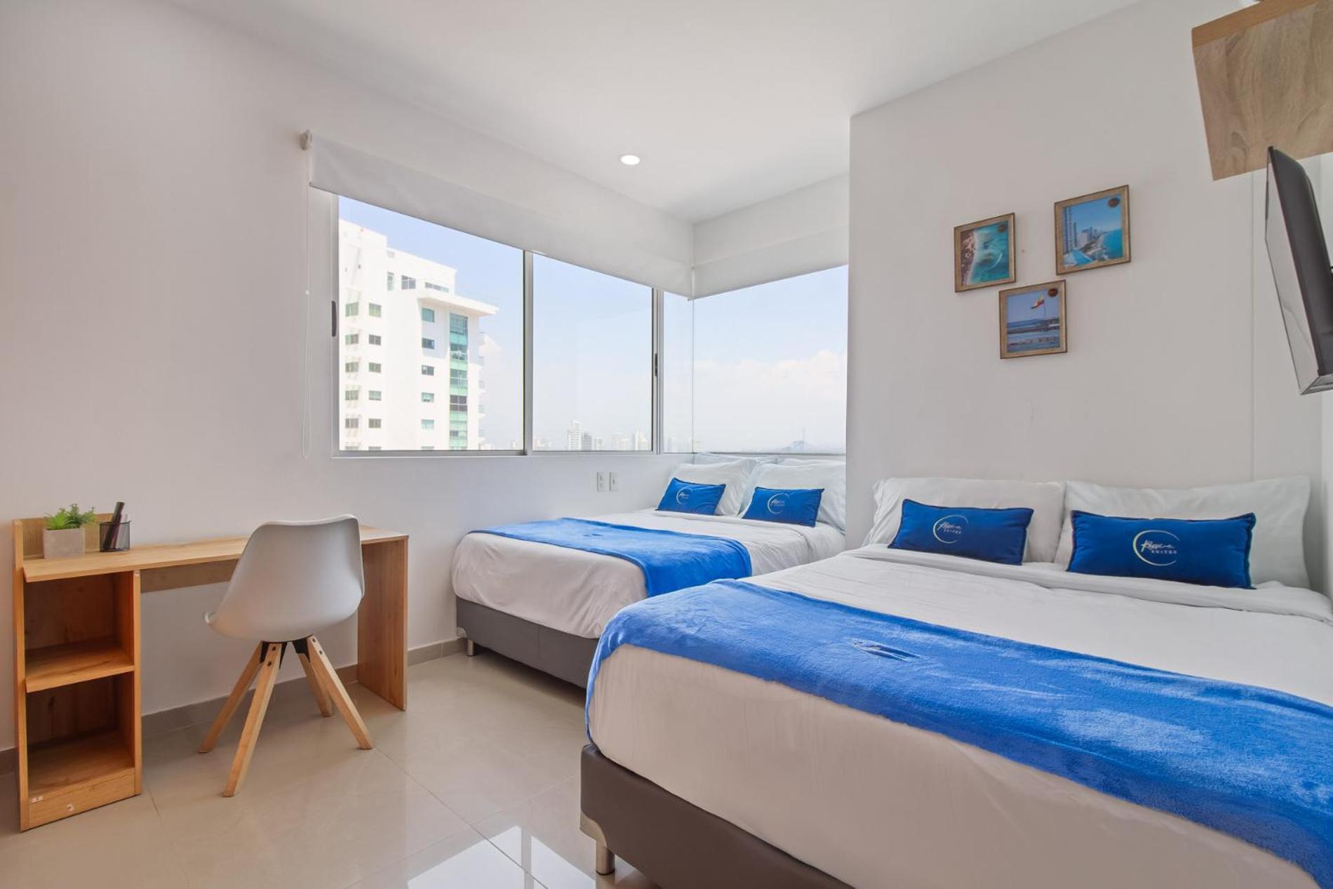 Vista De Lujo Al Mar Y La Bahía Apartamento