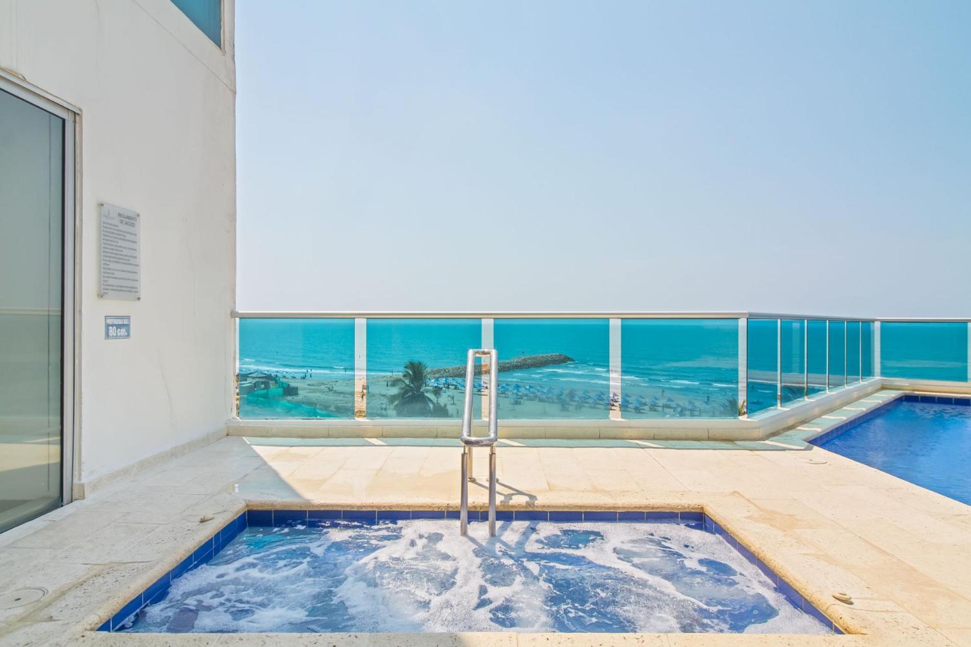 Apartamento Vista De Lujo Al Mar Y La Bahía Cartagena