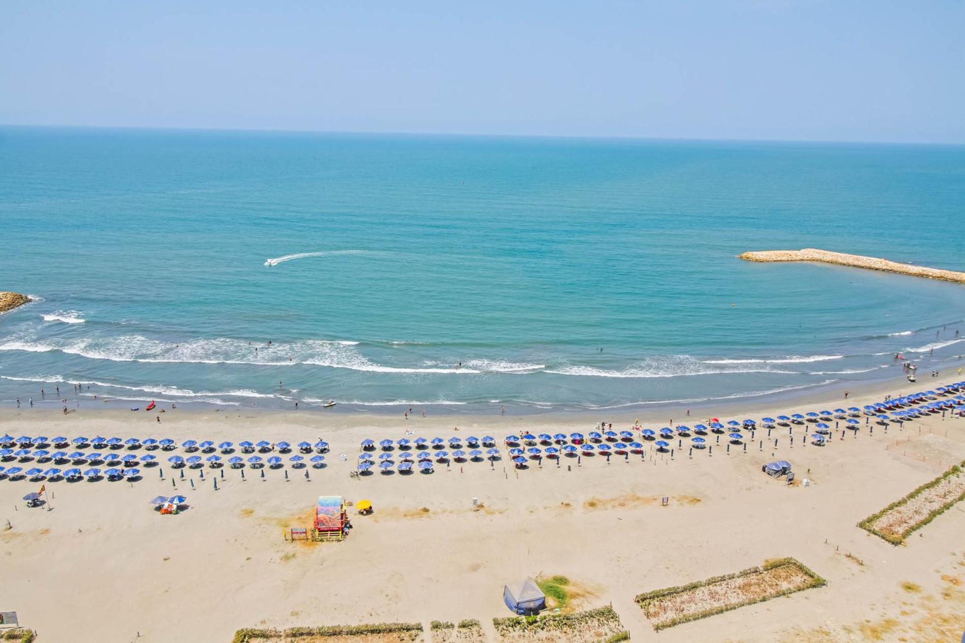 Vista De Lujo Al Mar Y La Bahía Apartamento